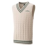 Yonex vest sweater with V-neck beige boys