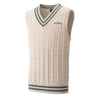 Yonex vest sweater with V-neck beige boys