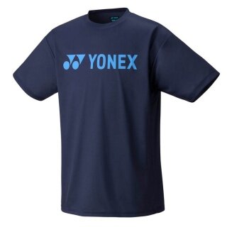 Yonex Sport T-shirt Practice YJ0046 Big Logo (100% Polyester) 2025 Indigo Blue Boys