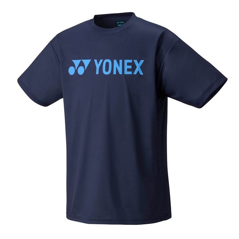 Yonex Sport T-shirt Practice YJ0046 Big Logo (100% Polyester) 2025 Indigo Blue Boys