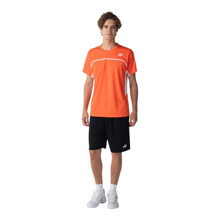 Yonex Sport T-shirt Crew Neck Practice 10726 (100% Polyester) 2026 orange Men's