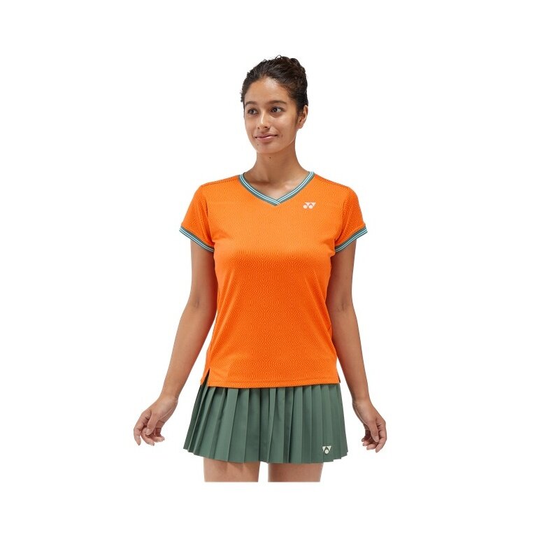 Yonex Tennis-Shirt Crew Neck French Open (Roland Garros) 2024 orange Women