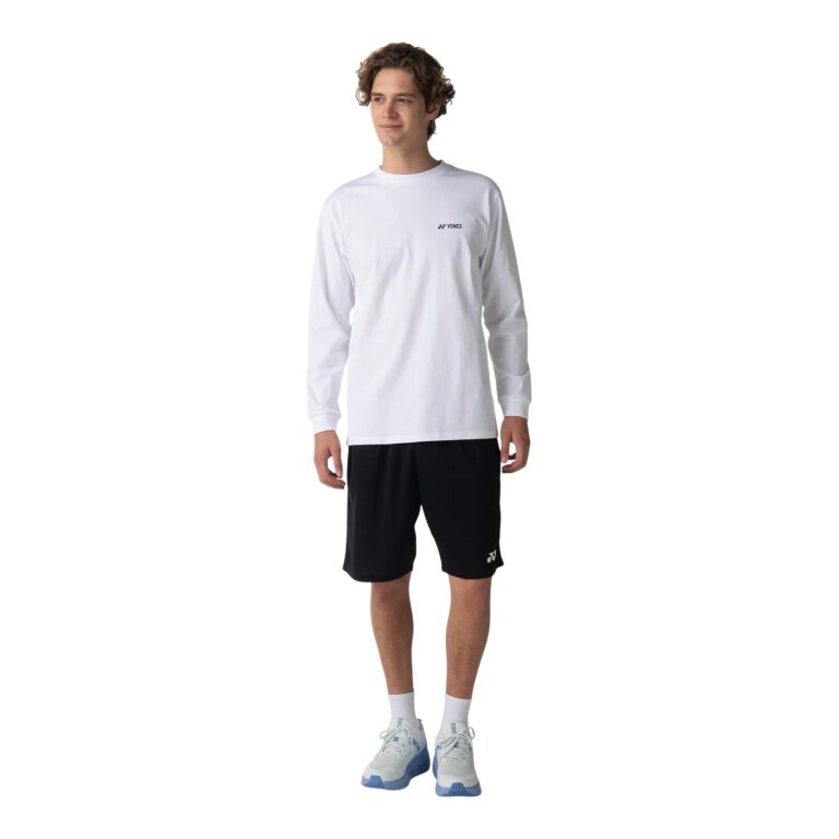 Yonex Long Sleeve Shirt Practice (100% Cotton) 2026 white Men's