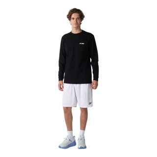 Yonex Long Sleeve Practice Shirt (100% Cotton) 2026 black Men's