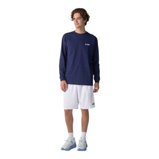 Yonex Long Sleeve Shirt Practice (100% Cotton) 2026 navy blue Men's