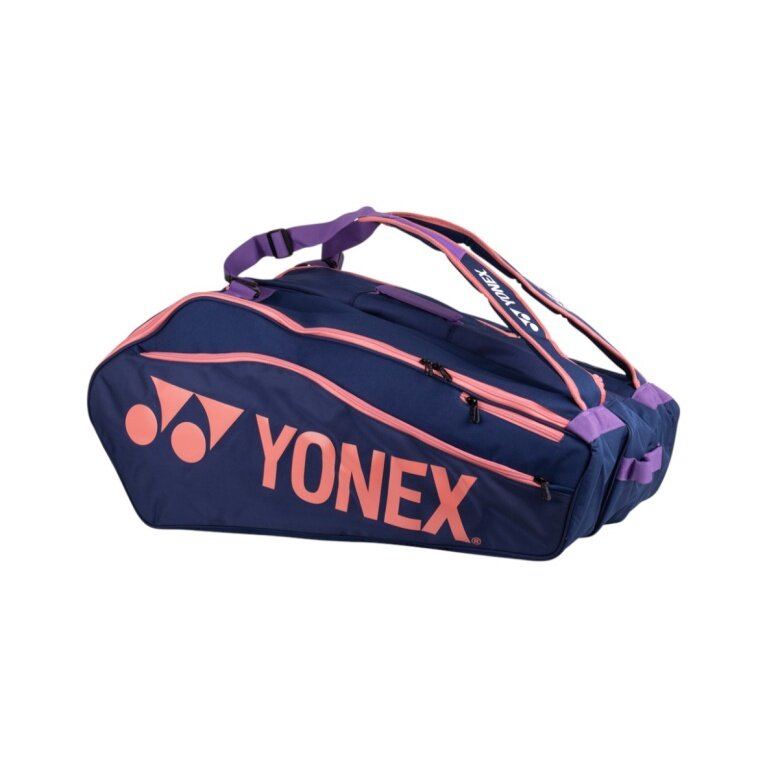 Yonex Racket Bag Club Line (Racket Bag, 3 Main Compartments) 2025 Midnight Navy Blue 12-Pack
