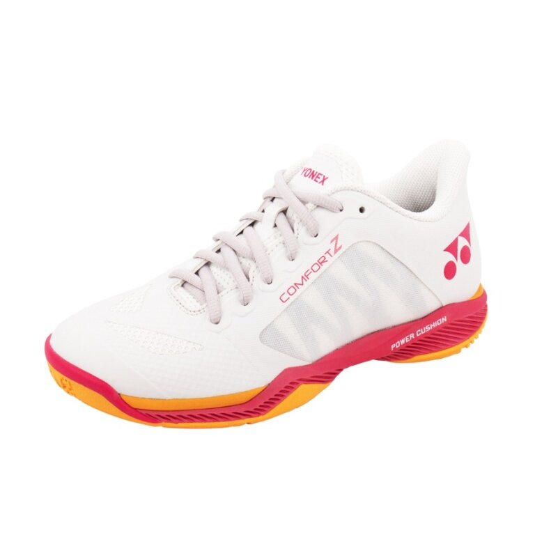 Yonex Badminton Shoes Power Cushion Comfort Z3 (Cushioning) 2025 Off White/Red Ladies