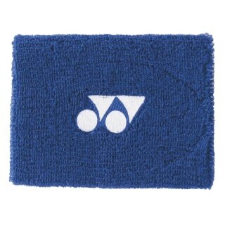 Yonex Wristband with Yonex Logo in the Centre 10x8cm blue/white single unit