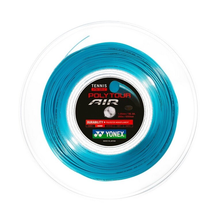 Yonex Tennis String Poly Tour Air (Durability + Touch) blue 200m reel