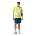 Yonex Sport T-shirt Practice Graphic 16843 (100% Polyester) 2026 fresh lime green Men's