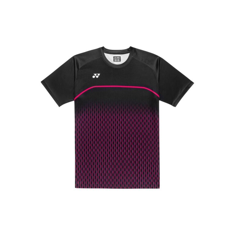 Yonex Sport T-shirt Practice Print 16861 (100% Polyester) 2026 black men's