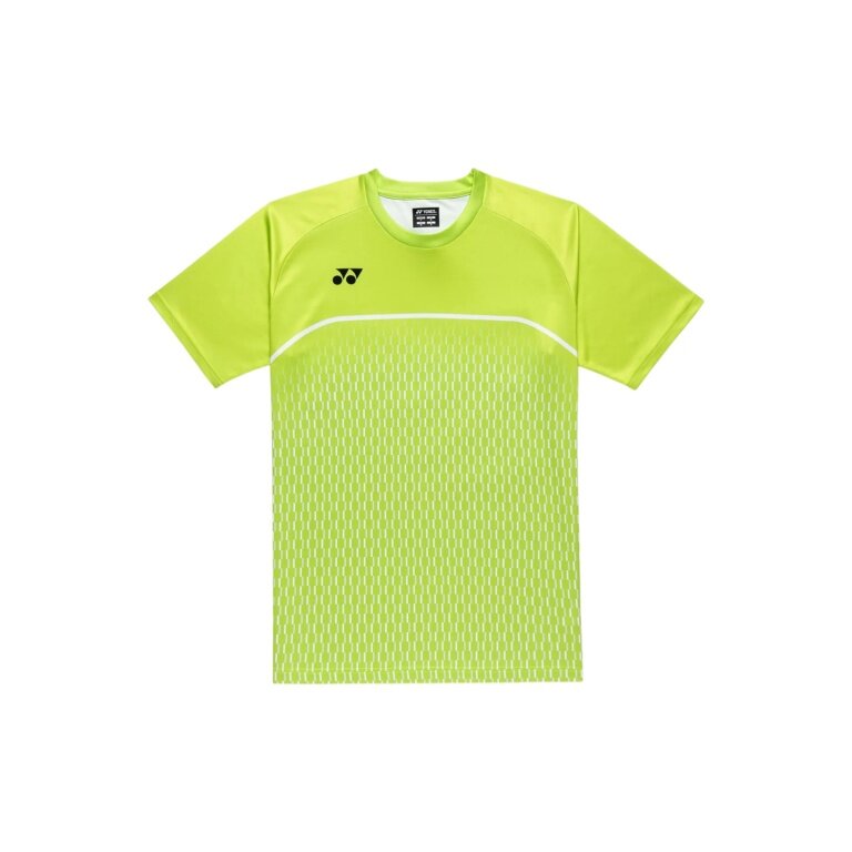 Yonex Sport T-shirt Practice Print 16861 (100% Polyester) 2026 fresh lime green Men's