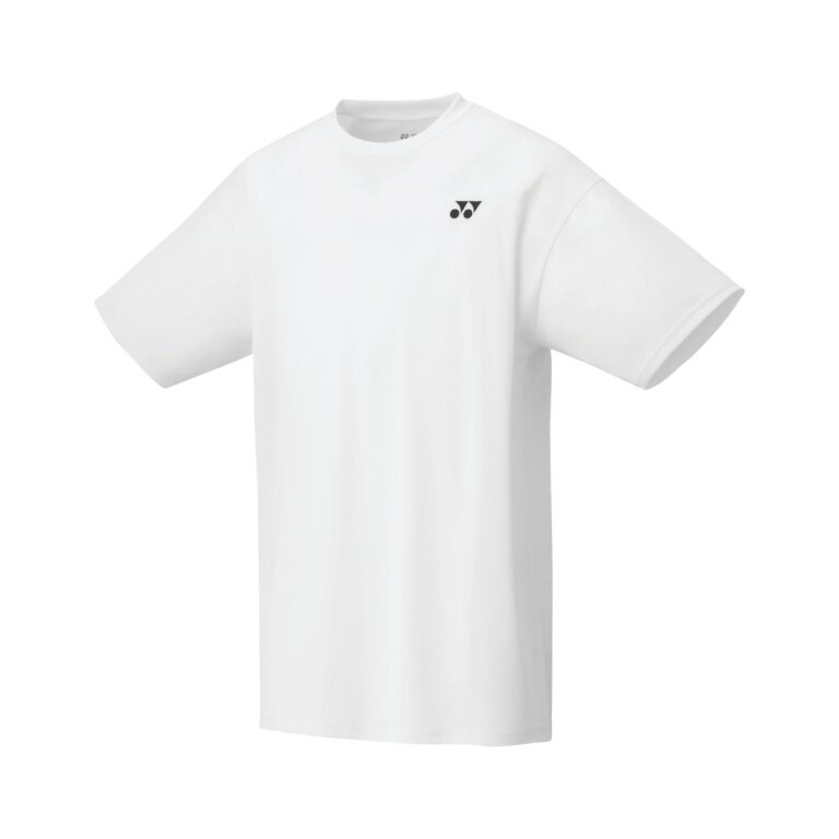 Yonex Training T-shirt Small Logo LS0024 (100% Polyester) 2025 white Men's
