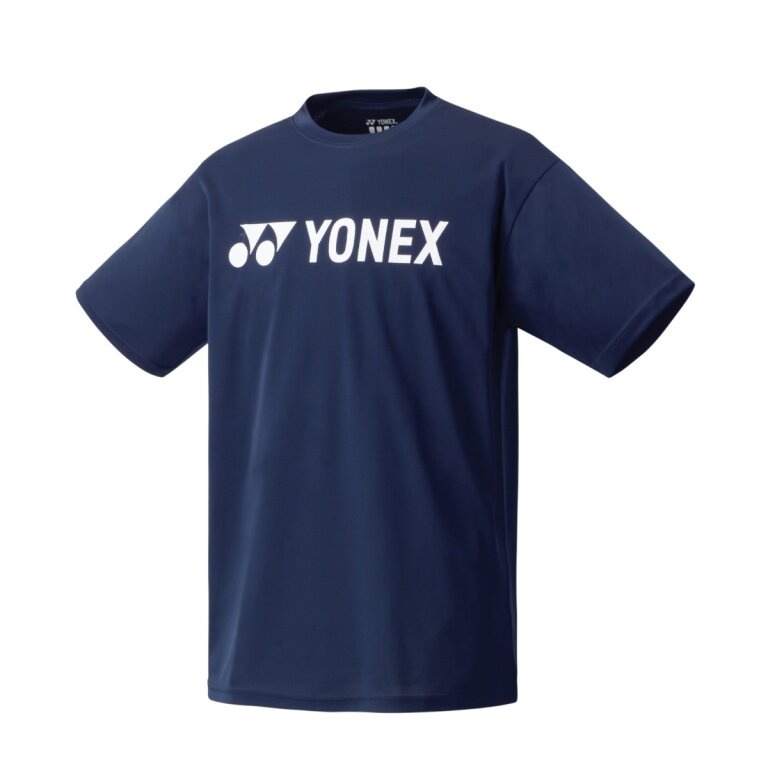 Yonex Training T-shirt Logo LB0024 (100% Polyester) 2025 navy blue Men's