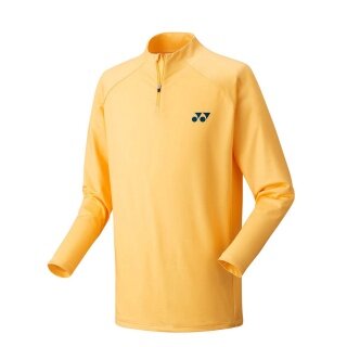 Yonex Tennis Long Sleeve Shirt 1/2 Zip Club Team Yellow Men's