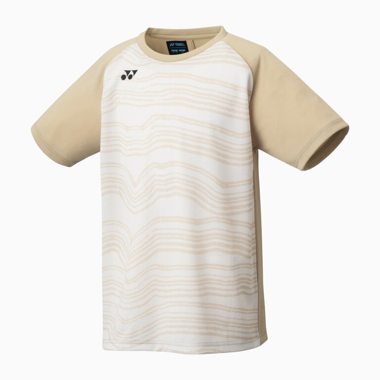 Yonex Sports T-shirt Club Team YJ0050 (100% Polyester) 2025 beige boys
