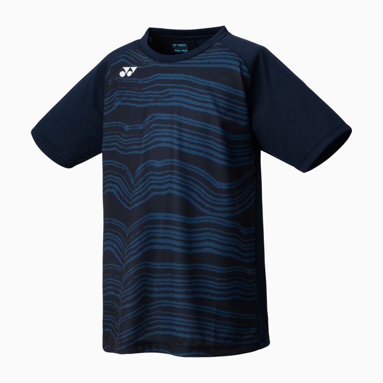 Yonex Sports T-shirt Club Team YJ0050 (100% Polyester) 2025 navy blue boys