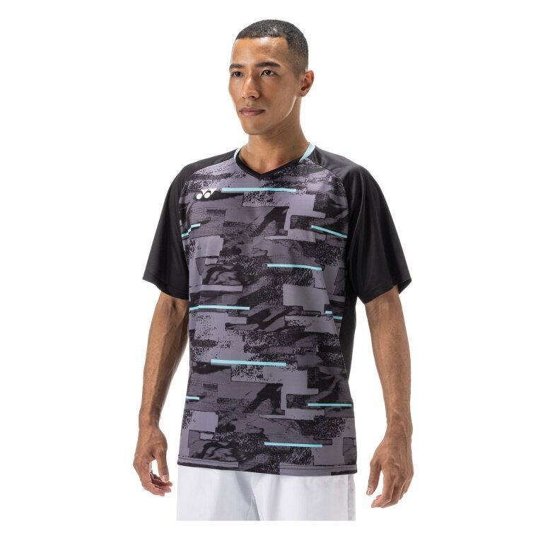 Yonex Sport T-shirt Crew Neck Club Team 2024 black Men