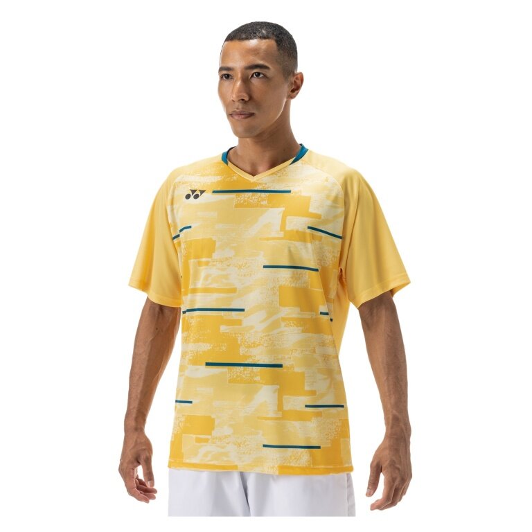 Yonex Sport T-shirt Crew Neck Club Team 2024 yellow Men