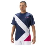 Yonex Training T-shirt Practice Graphic YM0044 (100% Polyester) 2024 indigo blue Men