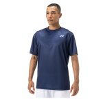 Yonex Training T-shirt Practice Small Logo YM0045 (100% Polyester) 2024 indigo blue Men