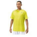 Yonex Training T-shirt Practice Small Logo YM0045 (100% Polyester) 2024 lime yellow Men