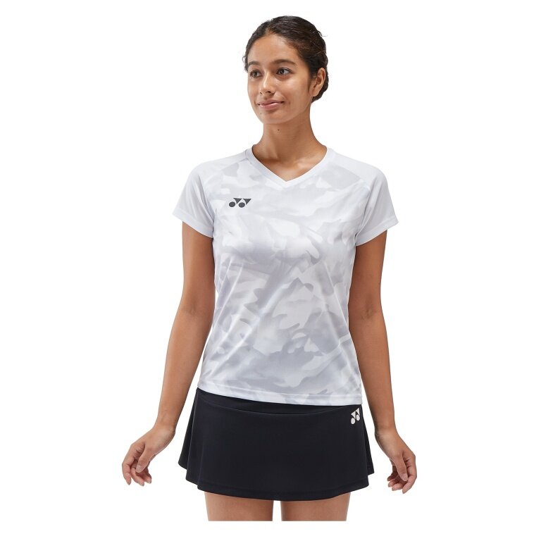 Yonex Sport T-shirt Crew Neck Club Team YW0033 (100% Polyester) 2025 white Ladies