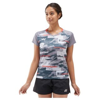 Yonex Sports Shirt Crew Neck Club Team YW0034 (100% Polyester) grey Ladies