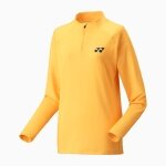 Yonex Tennis Long Sleeve Shirt 1/2 Zip Club Team Yellow Ladies