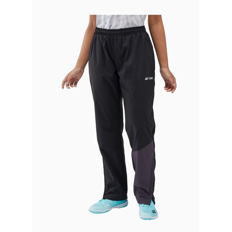 Yonex Training Trousers Warm-Up Pant Club Team Black Ladies