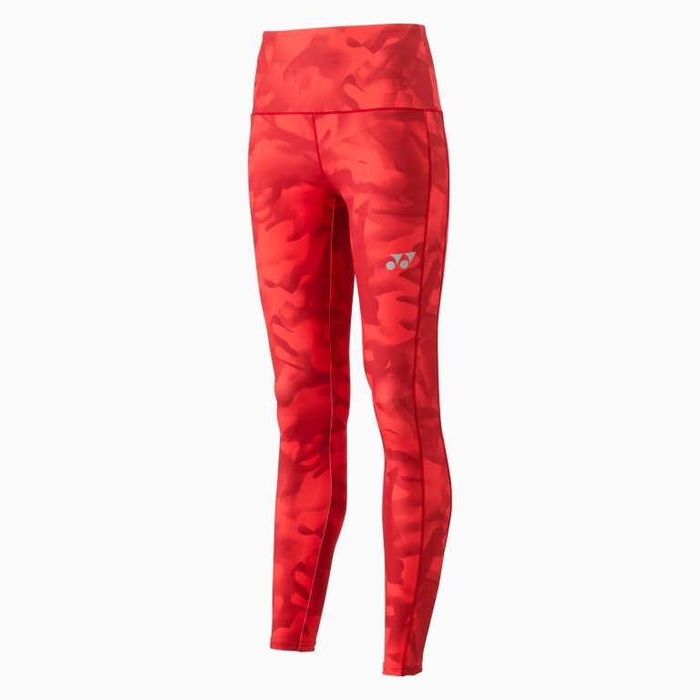 Yonex Sport Leggings Club Team Long 2025 red Ladies