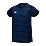 Yonex Sports T-shirt Crew Neck Club Team YM0050 (100% Polyester) 2025 navy blue Ladies