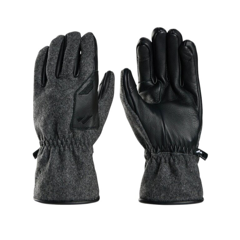 Zanier Gloves Austrian Loden Glove (Merino wool, touchscreen-friendly) anthracite grey - 1 pair