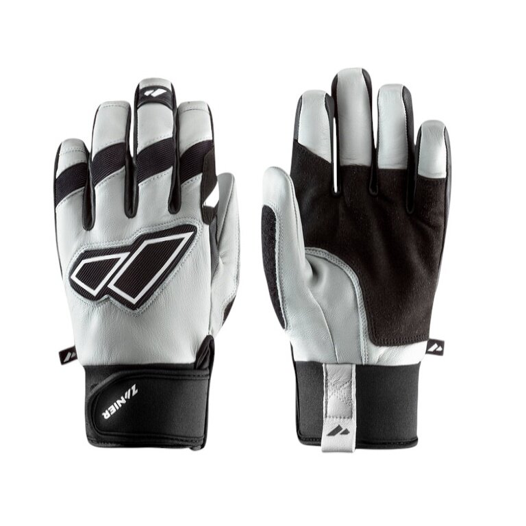 Zanier Climbing Gloves Mymountainpassion Glove (Goat Leather) black/silver - 1 Pair