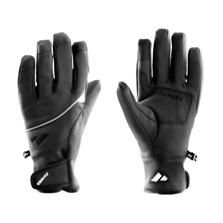 Zanier Softshell Gloves Tour Windstopper (windproof) black - 1 pair