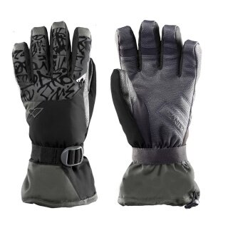 Zanier Winter Gloves GAP.STX Juniors (waterproof) black/anthracite grey