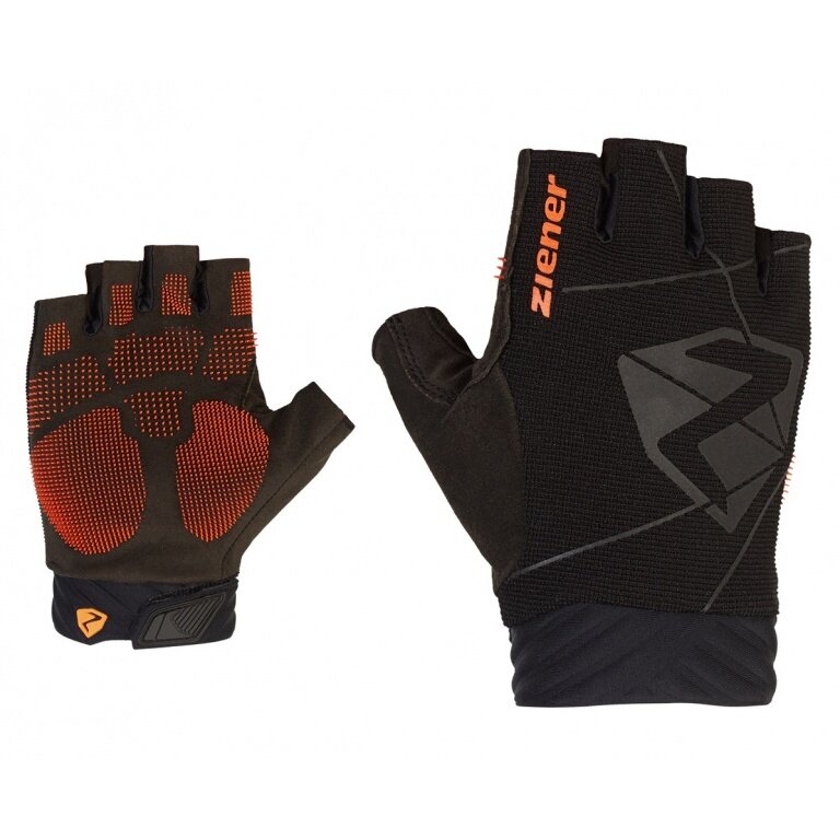 Ziener Bike Gloves Cecko (particularly grippy, pull-off aid) black