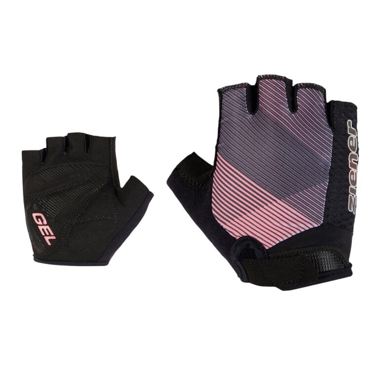 Ziener Bicycle Glove Chadi-Z (Gel Padding, Easy Removal) black/pink girls