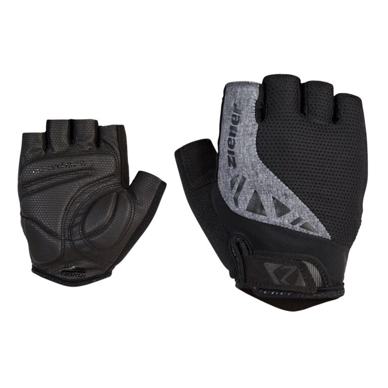 Ziener Bicycle Gloves Claass-Z (Pull-off Aid) black/grey