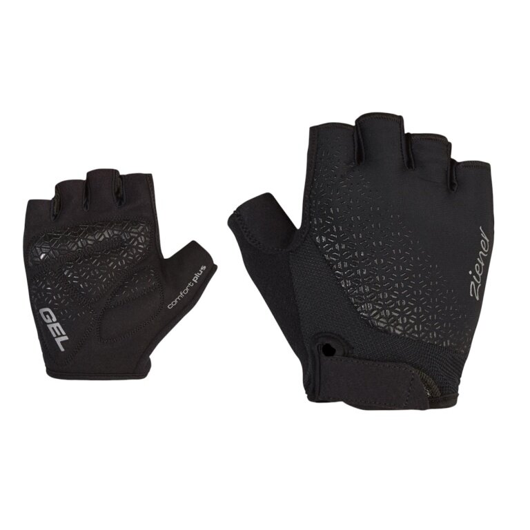 Ziener Bicycle Gloves Cadja-Z (Gel Padding, Designed for Women) Black
