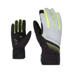 Ziener Bicycle Winter Gloves Dilip-Z AS® Touch (waterproof, windproof) black/grey/yellow - 1 pair