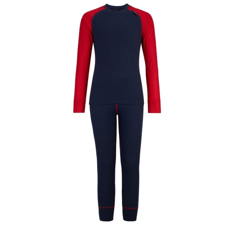 Ziener functional underwear set Jalia (long-sleeve shirt and long trousers) navy blue Children