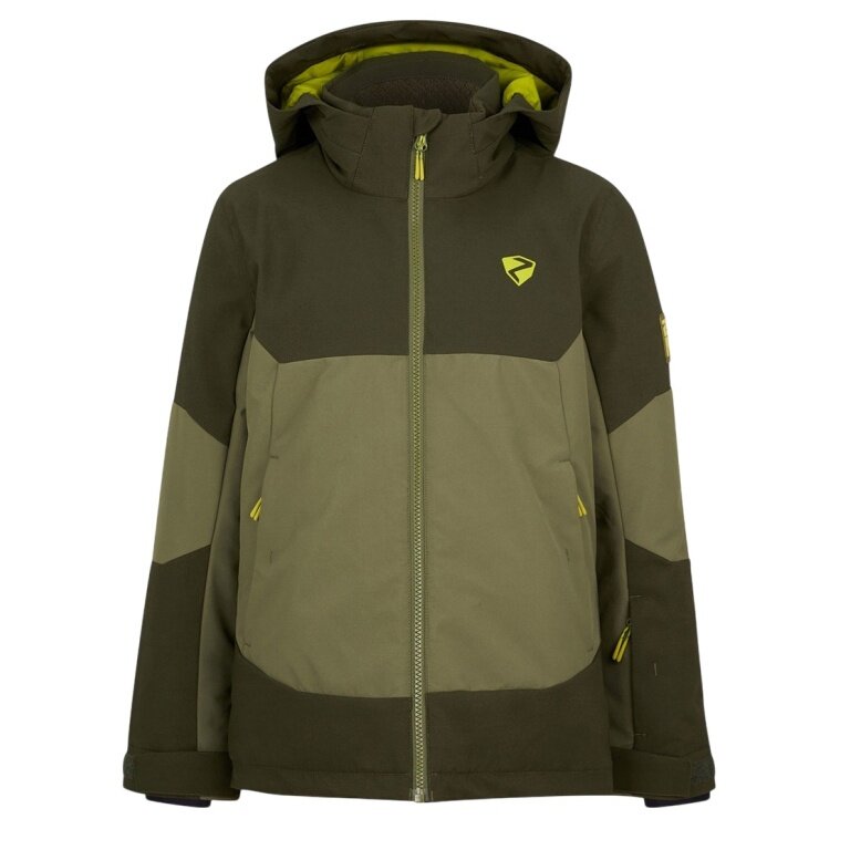 Ziener Winter Ski Jacket Agimo-Z (waterproof, windproof, warm) 2025 moss green children