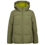 Ziener Winter Ski Jacket Awar-Z (waterproof, windproof, warm) 2025 moss green children