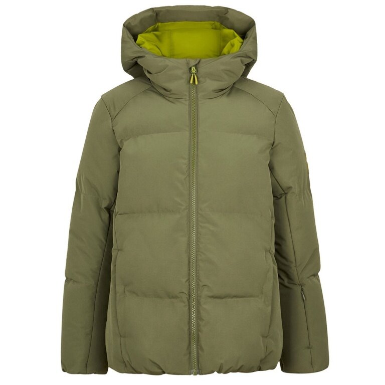 Ziener Winter Ski Jacket Awar-Z (waterproof, windproof, warm) 2025 moss green children