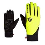 Ziener Winter Cycling Gloves Donni WS PR (Gel Padding, Windproof, Breathable) yellow/black