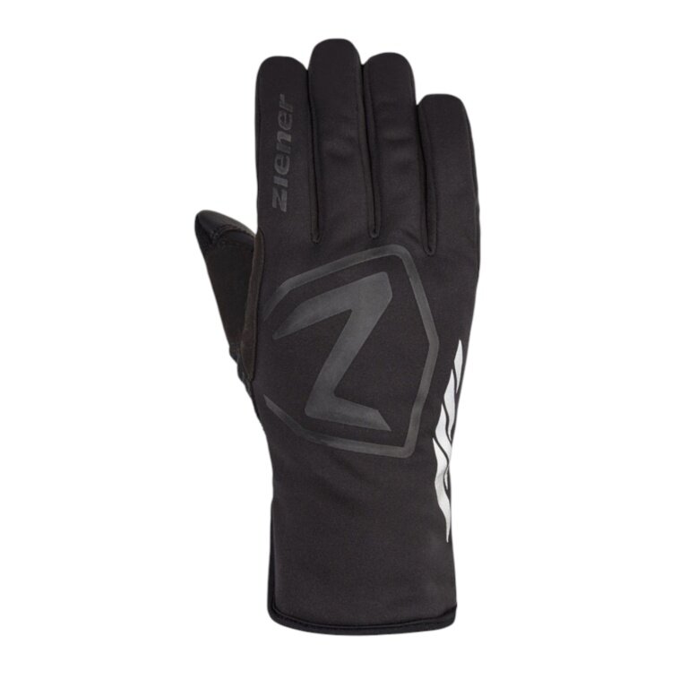 Ziener Bicycle Gloves DAQUA-Z AS® TOUCH (Gel Padding, Waterproof) black - 1 Pair