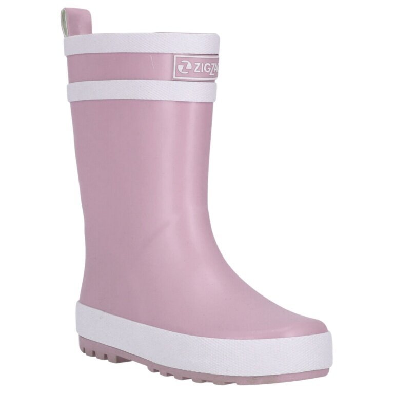 Zigzag rubber boots Hurricane Kids pink children