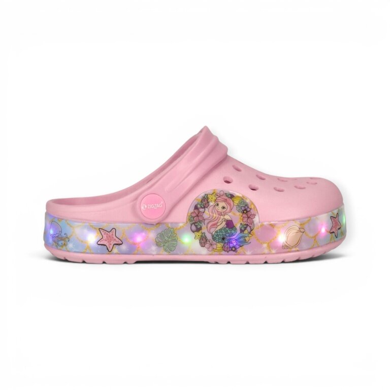 Zigzag Sandal Closed Kids Pink Toddler Girls