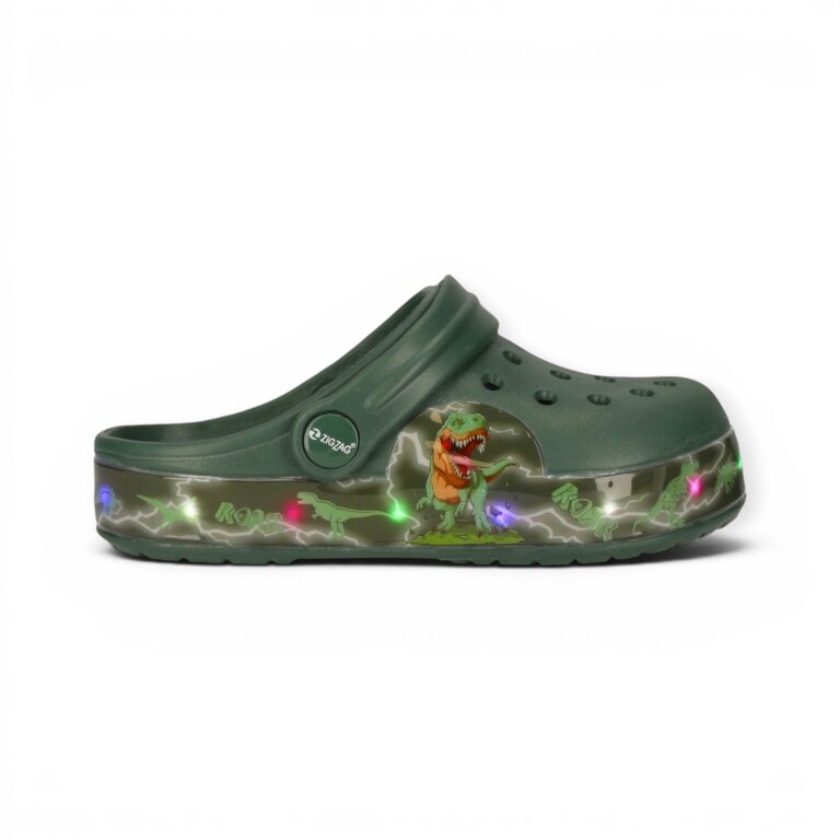 Zigzag Sandal Closed Kids dark green toddlers